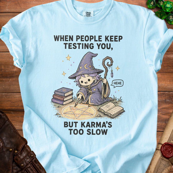 Hehe Wizard T-Shirt in Chambray