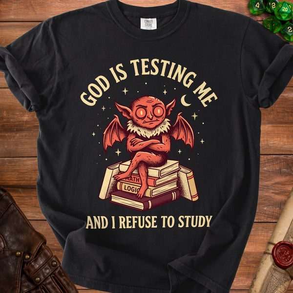 Testing Me T-Shirt in Black