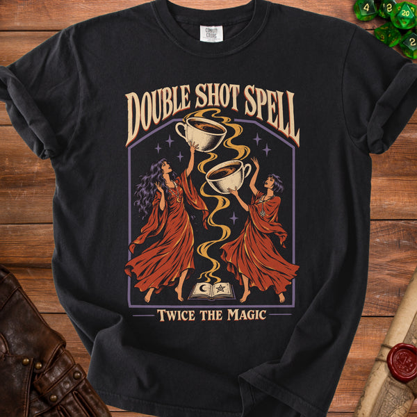 Double Shot T-Shirt in Black