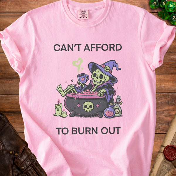 Burnout Witch T-Shirt in Blossom