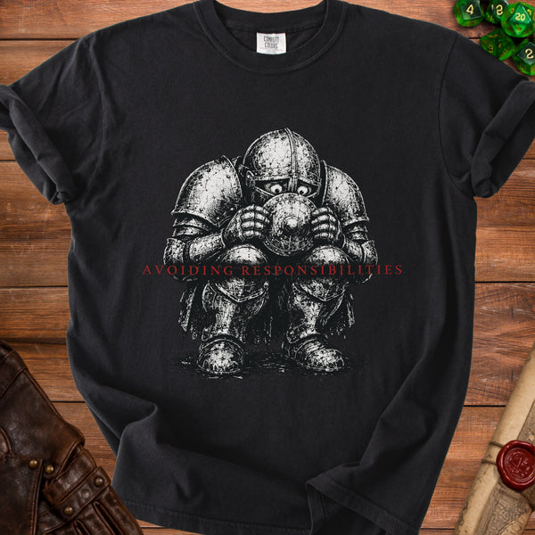 Responsibility Knight T-Shirt in Black