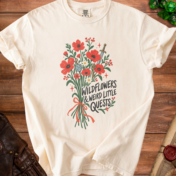Wildflower Quests T-Shirt in Ivory