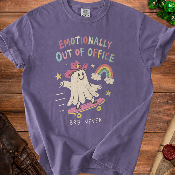 Out Of Office T-Shirt in Grape