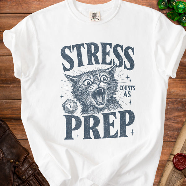 Stress Prep T-Shirt in White