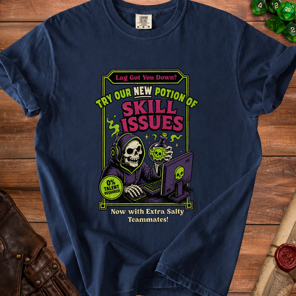 Skill Issues T-Shirt in True Navy