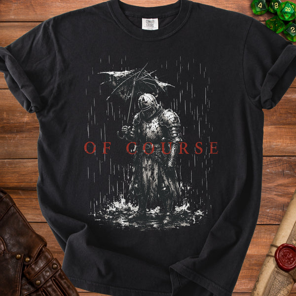 Of Course T-Shirt in Black