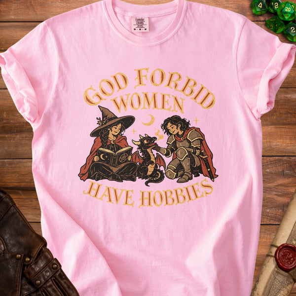 Women's Hobbies T-Shirt in Blossom