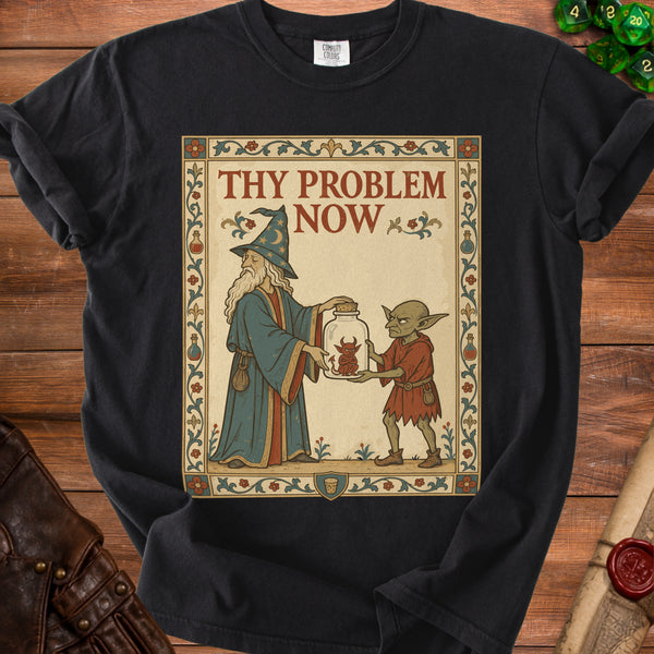 Thy Problem T-Shirt in Black