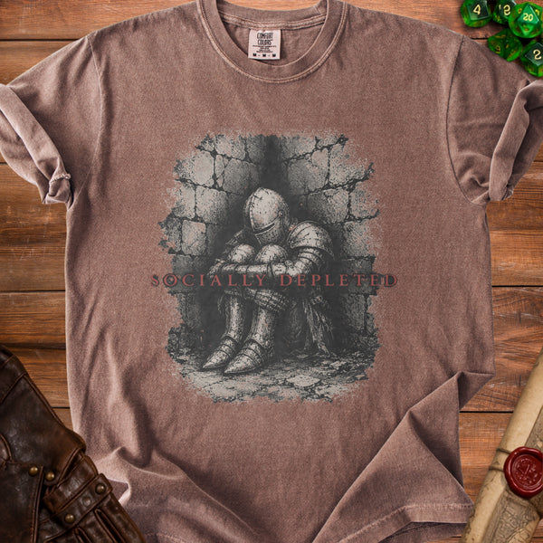 Depleted Knight T-Shirt in Espresso