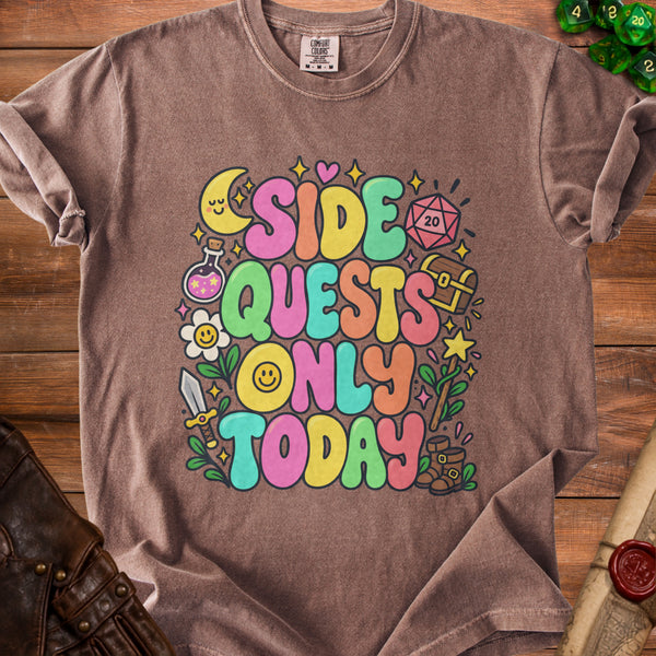 Side Quests T-Shirt in Espresso