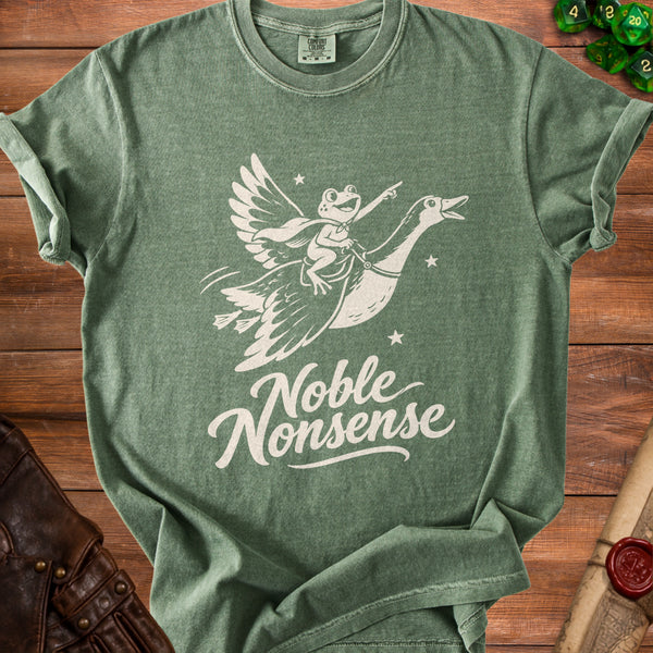 Noble Nonsense T-Shirt in Moss