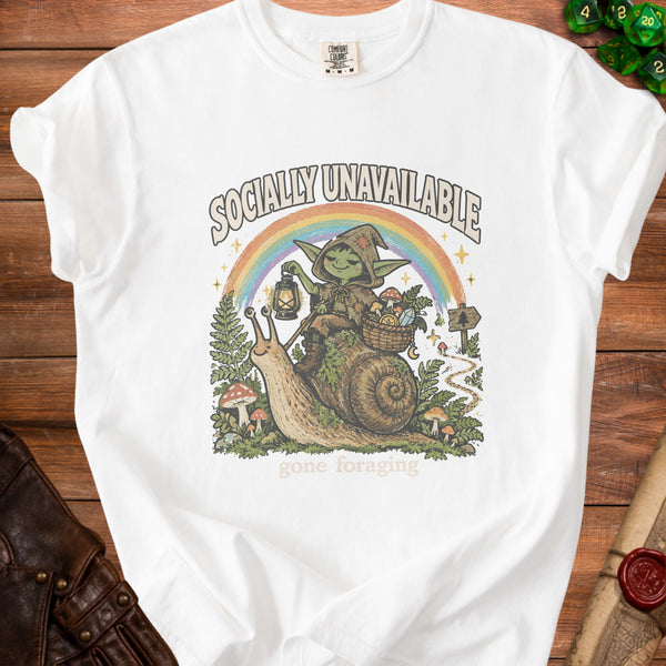 Socially Unavailable T-Shirt in White