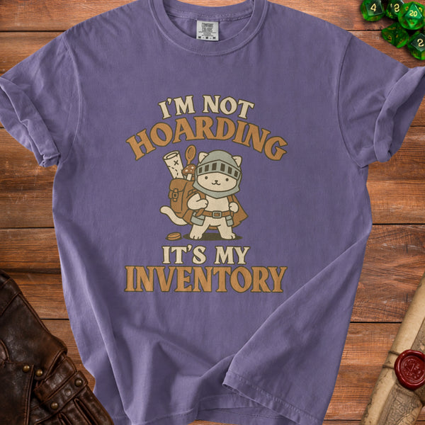 Cat Inventory T-Shirt in Grape