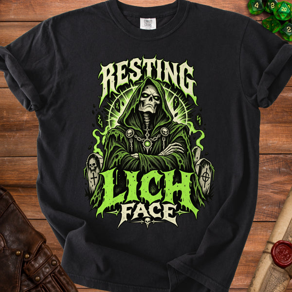 Resting Lich T-Shirt in Black