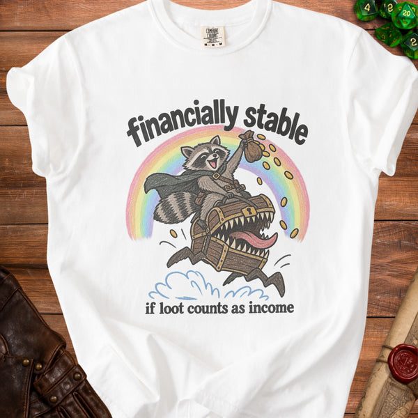 Loot Raccoon T-shirt in White