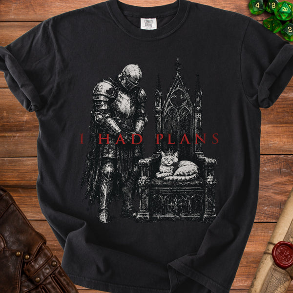 I Had Plans T-Shirt in Black