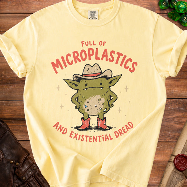 Microplastics Dread T-Shirt in Butter