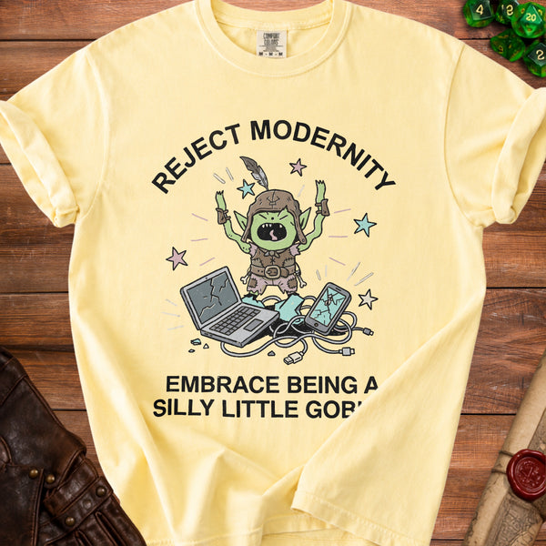 Goblin Mode T-shirt in Butter