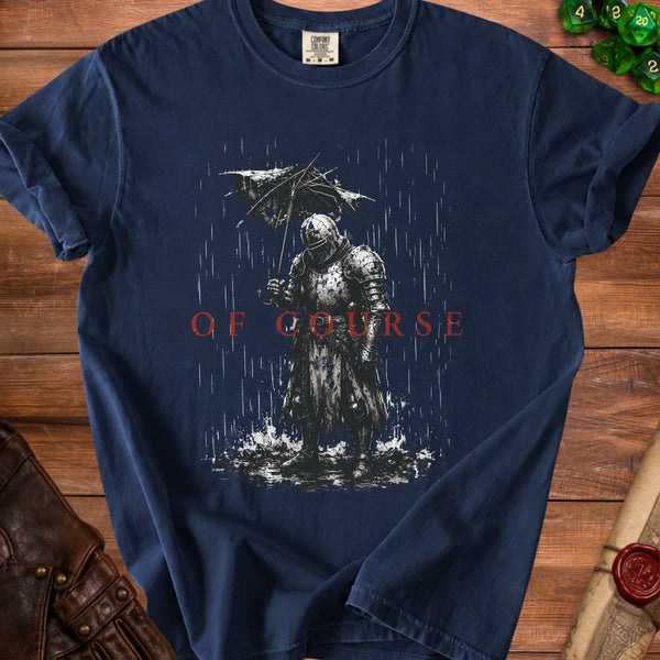 Of Course T-Shirt in True Navy