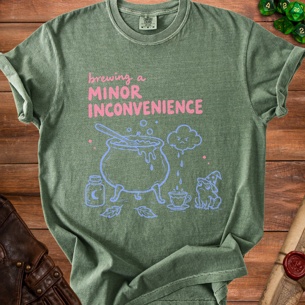 Minor Inconvenience T-Shirt in Moss