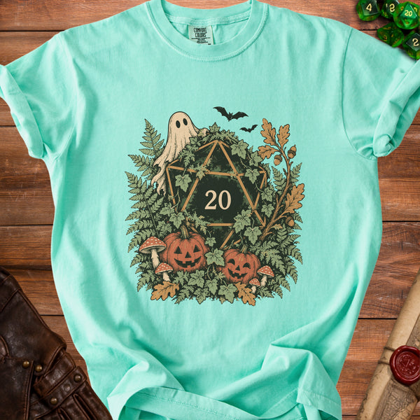 Spooky D20 T-Shirt in Island Reef