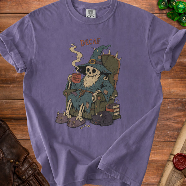 Decaf Wizard T-Shirt in Grape
