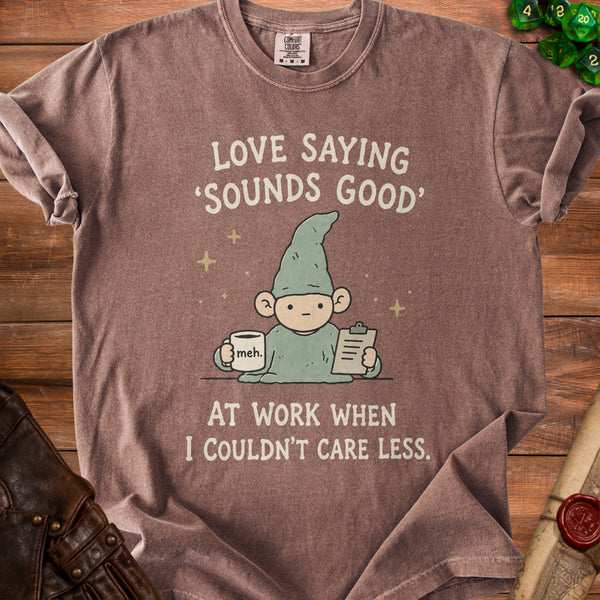 Gnome Meh T-shirt in Espresso