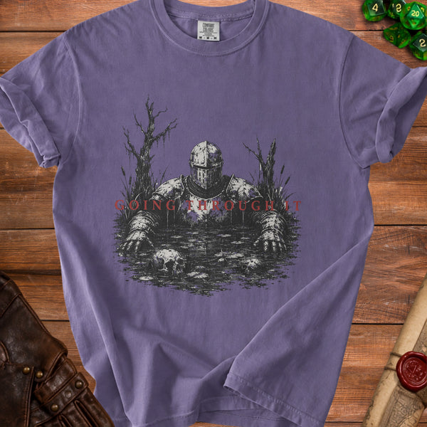 Going Through It T-shirt in Grape