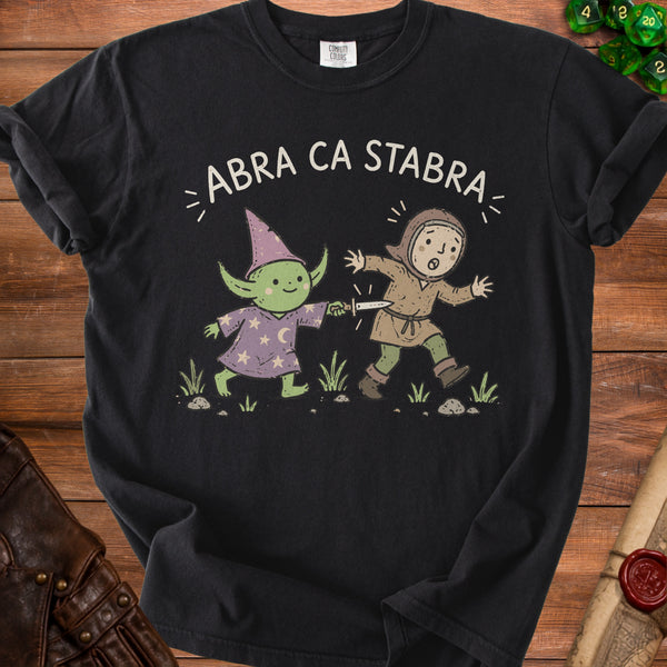 Abra Ca Stabra T-Shirt in Black