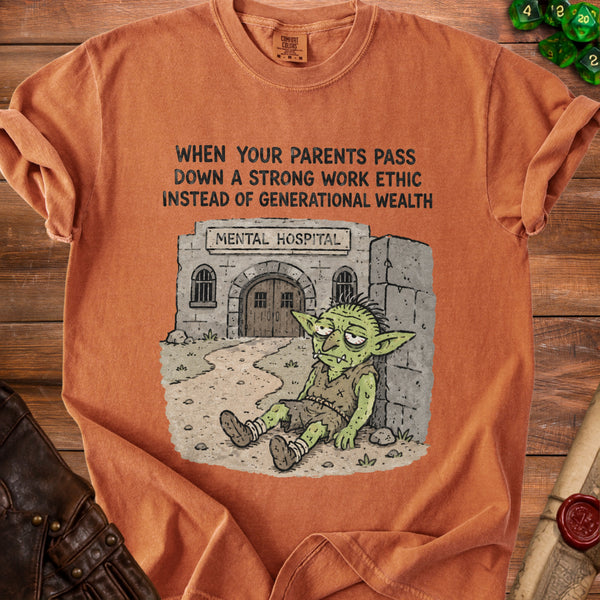Work Ethic Goblin T-shirt in Yam