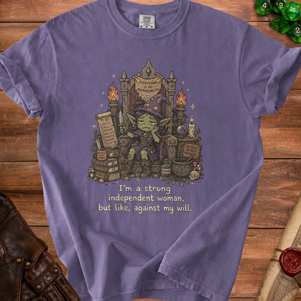 Goblin Responsibilities T-Shirt in Grape