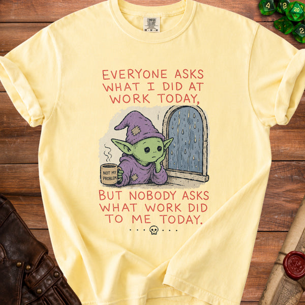 Relatable Work T-Shirt in Butter