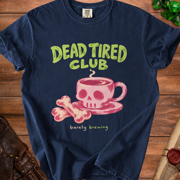 Dead Tired T-shirt in True Navy