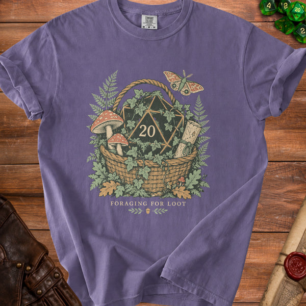 Foraging Loot T-Shirt in Grape