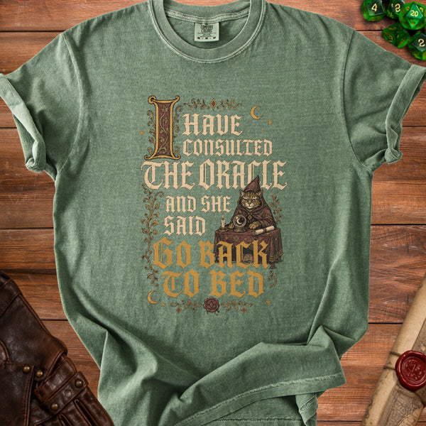 Oracle's Verdict T-Shirt in Moss