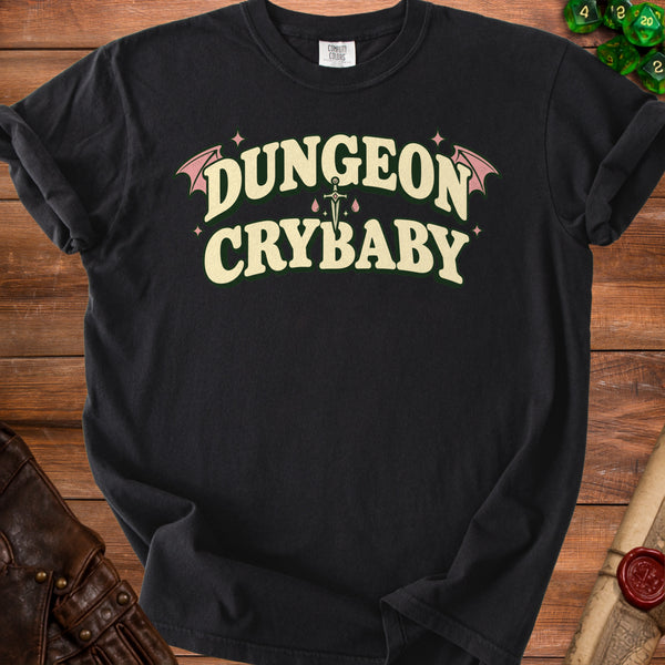 Dungeon Crybaby T-Shirt in Black