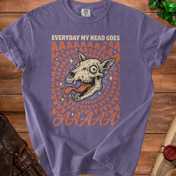 Head Goes AAAA Daily Anthem T-Shirt in Grape