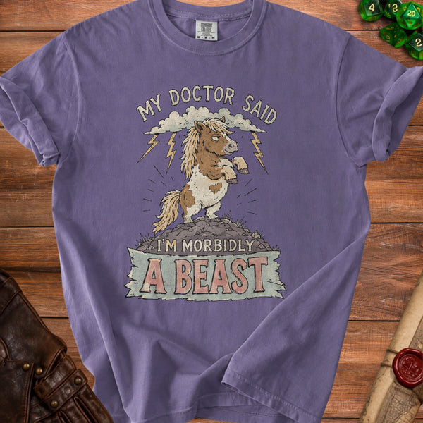 Morbidly Beast Doctor's Orders T-Shirt in Grape