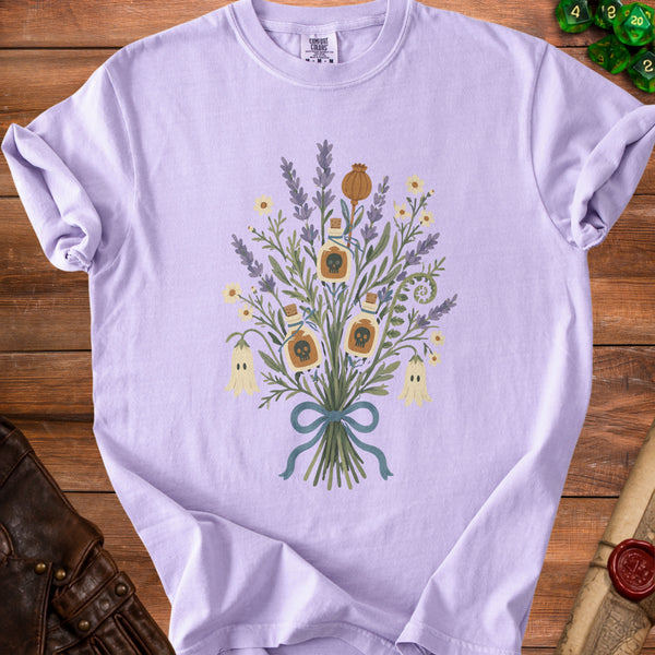 Poison Bouquet T-shirt in Orchid