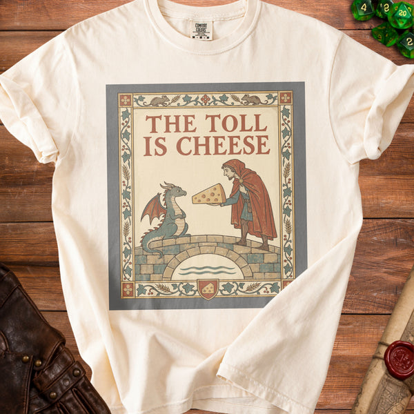 Cheese Toll T-Shirt in Ivory
