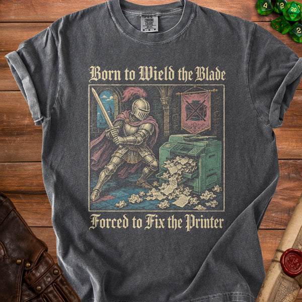 Office Knight T-Shirt in Pepper