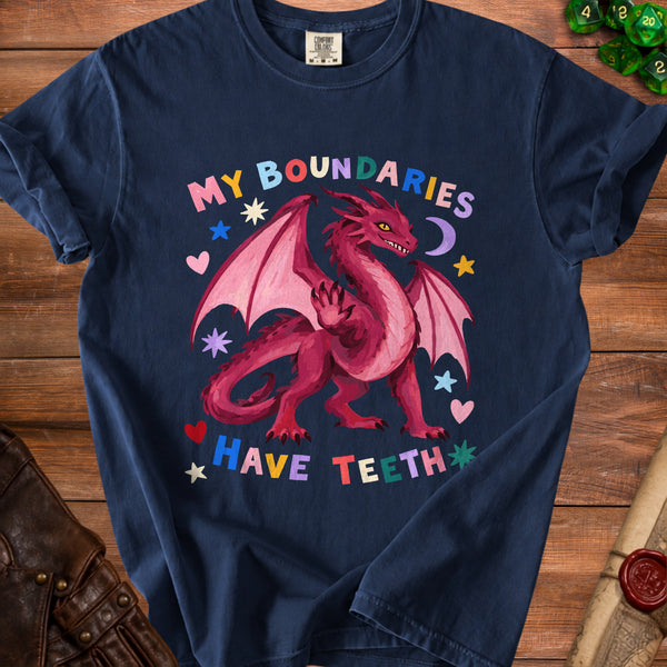 Dragon Boundaries T-Shirt in True Navy