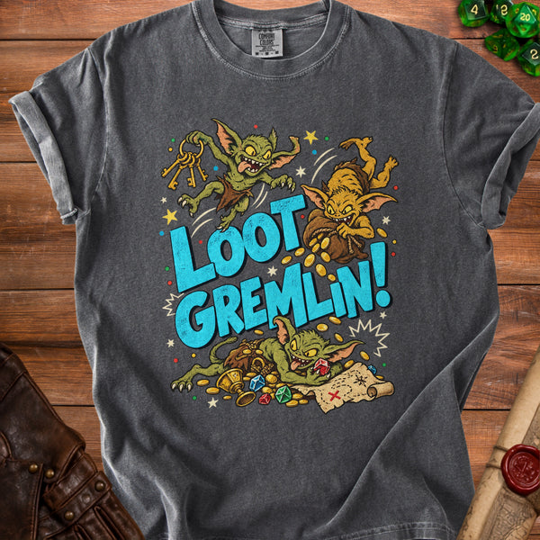 Loot Gremlin T-Shirt in Pepper