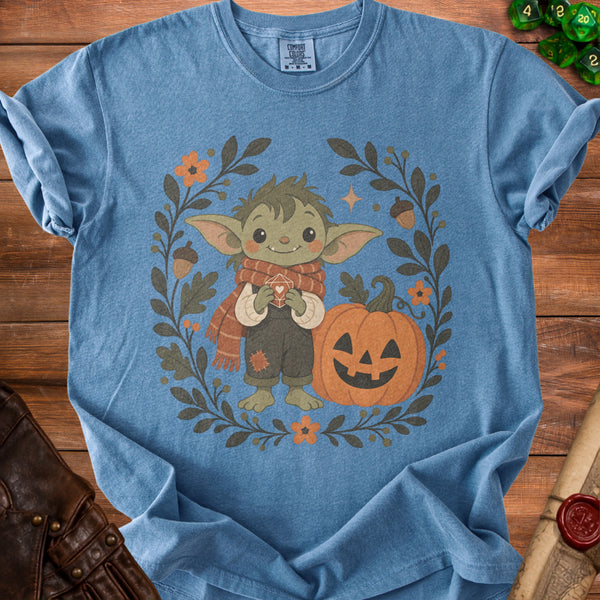 Cozy Goblin T-shirt in Blue Jean