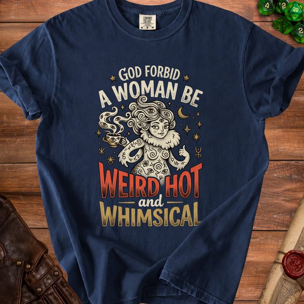 Weird Hot T-shirt in True Navy