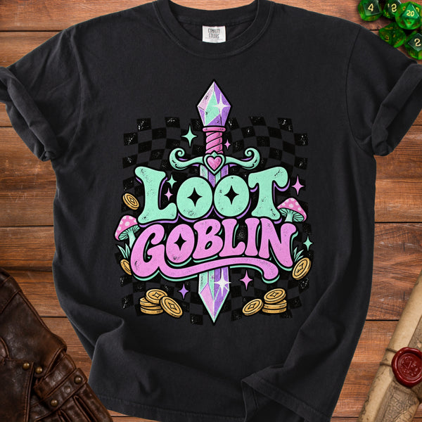 Loot Goblin T-Shirt in Black