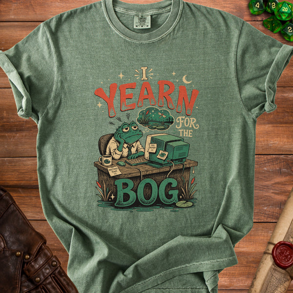 Bog Yearning Return to Marsh T-Shirt in Moss