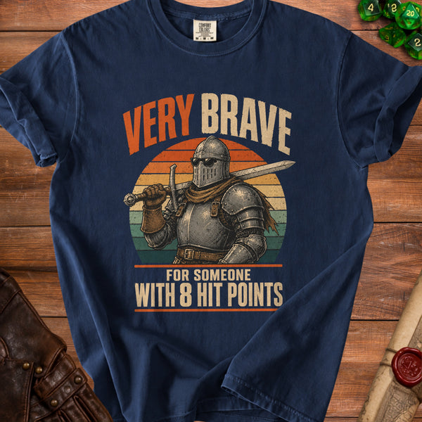 Very Brave T-Shirt in True Navy