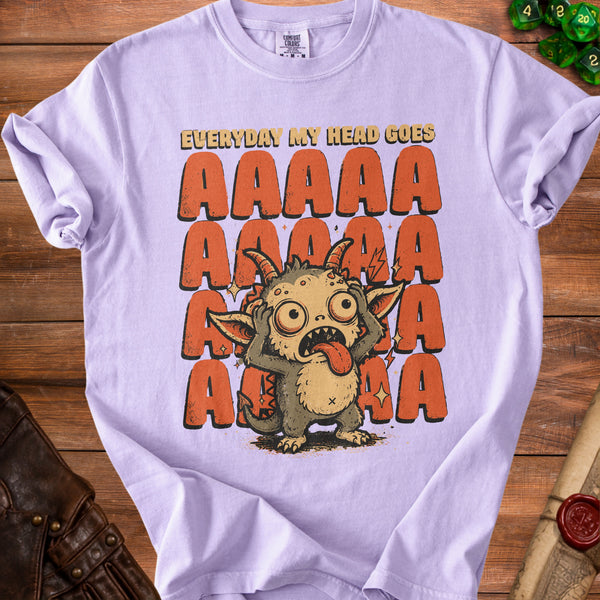 AAAAA Monster T-shirt in Orchid
