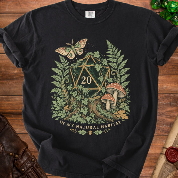 Natural Habitat T-shirt in Black
